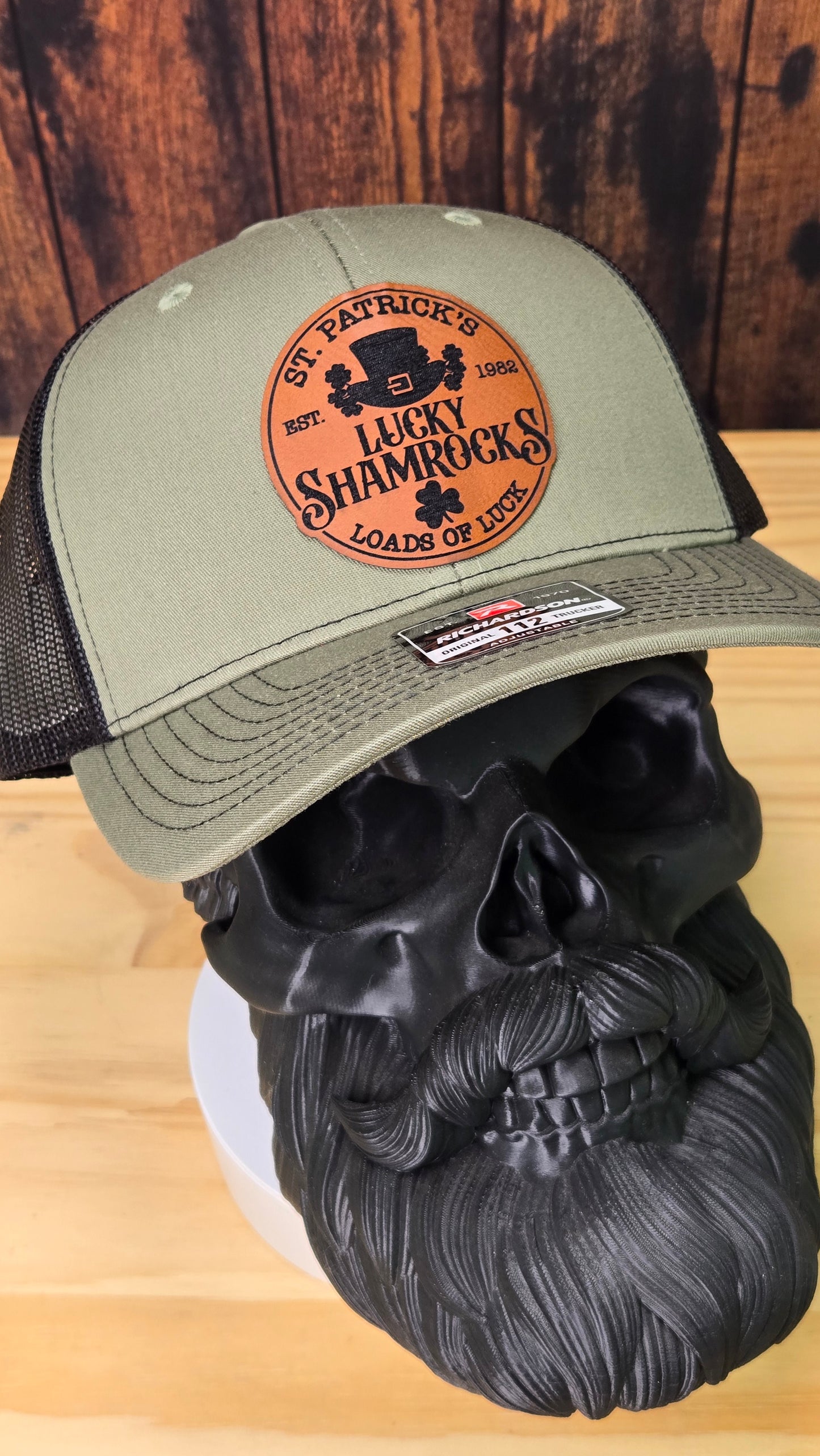 Lucky Shamrock🍀 Patch Trucker Hat