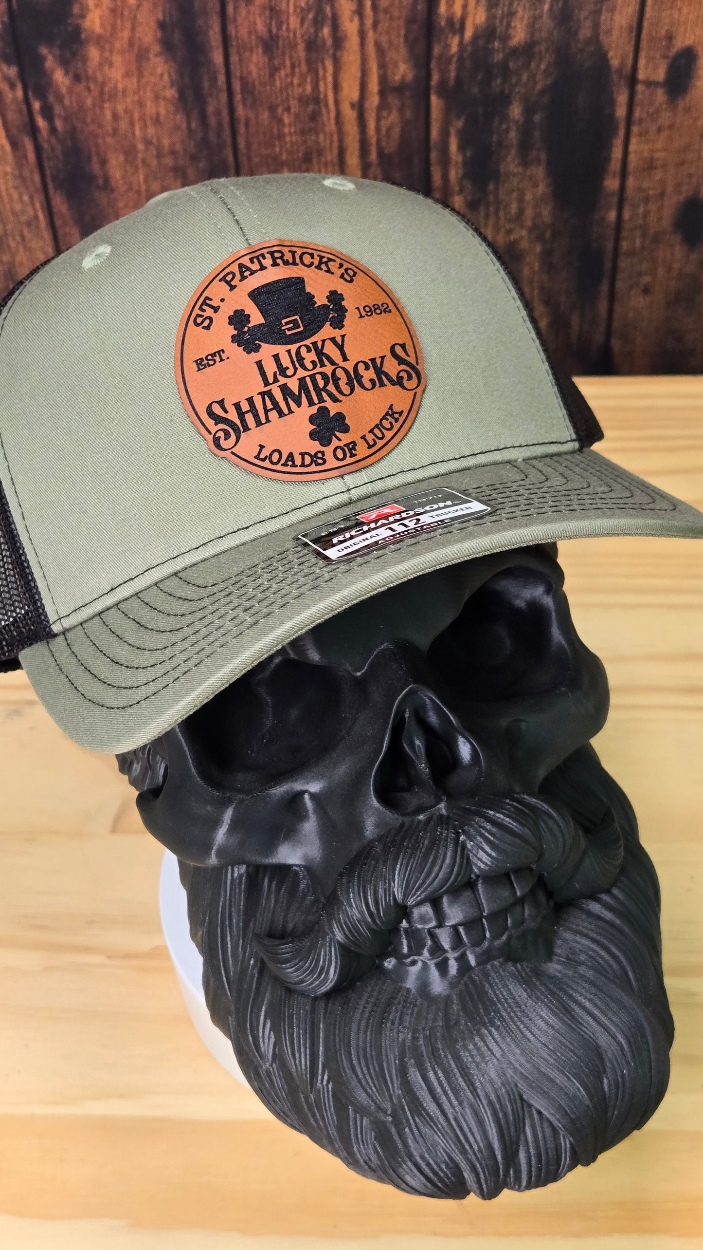 Lucky Shamrock🍀 Patch Trucker Hat