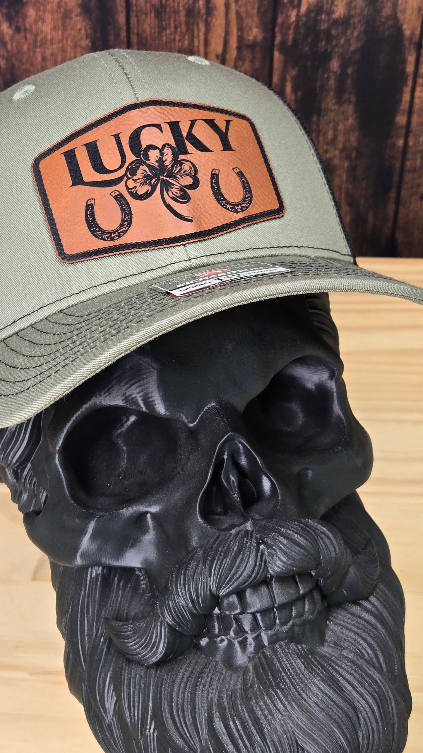 Lucky Shamrock Patch Hat☘️