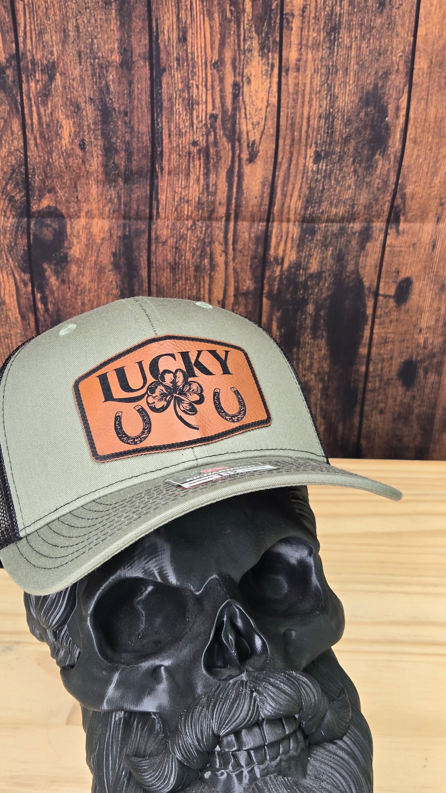 Lucky Shamrock Patch Hat☘️
