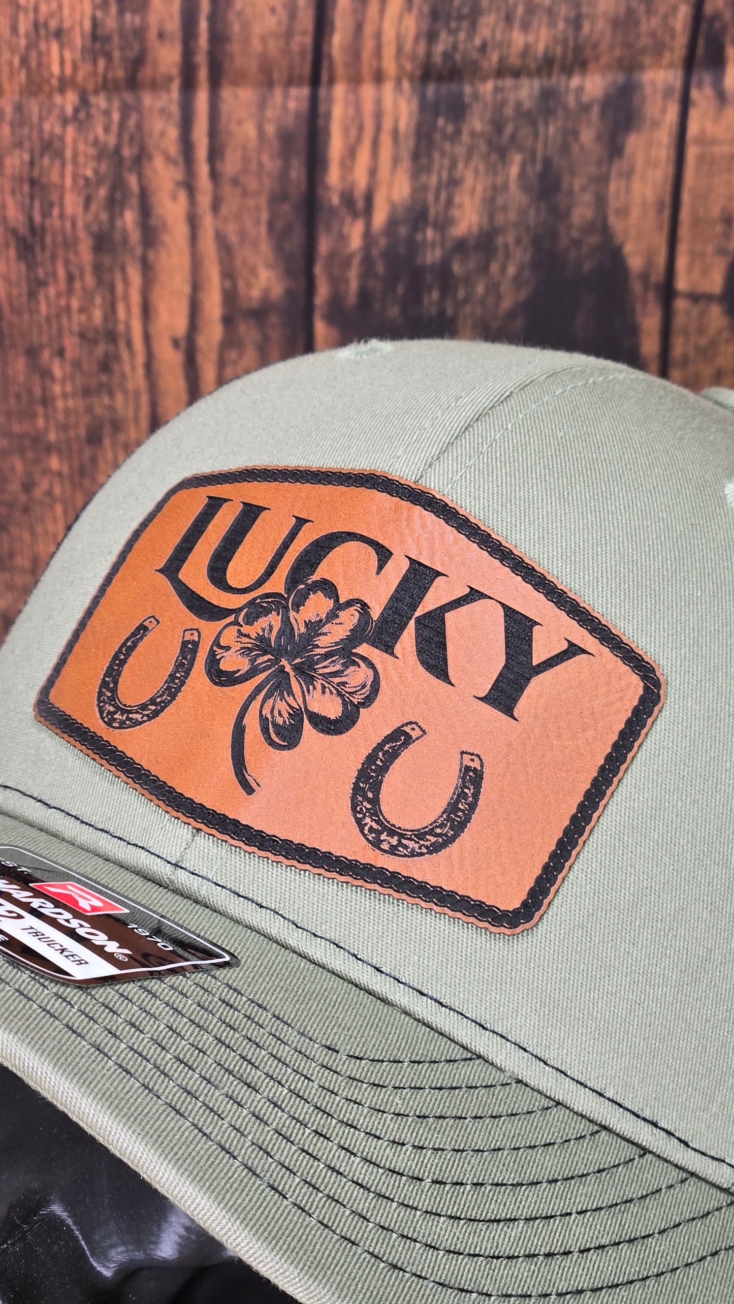 Lucky Shamrock Patch Hat☘️