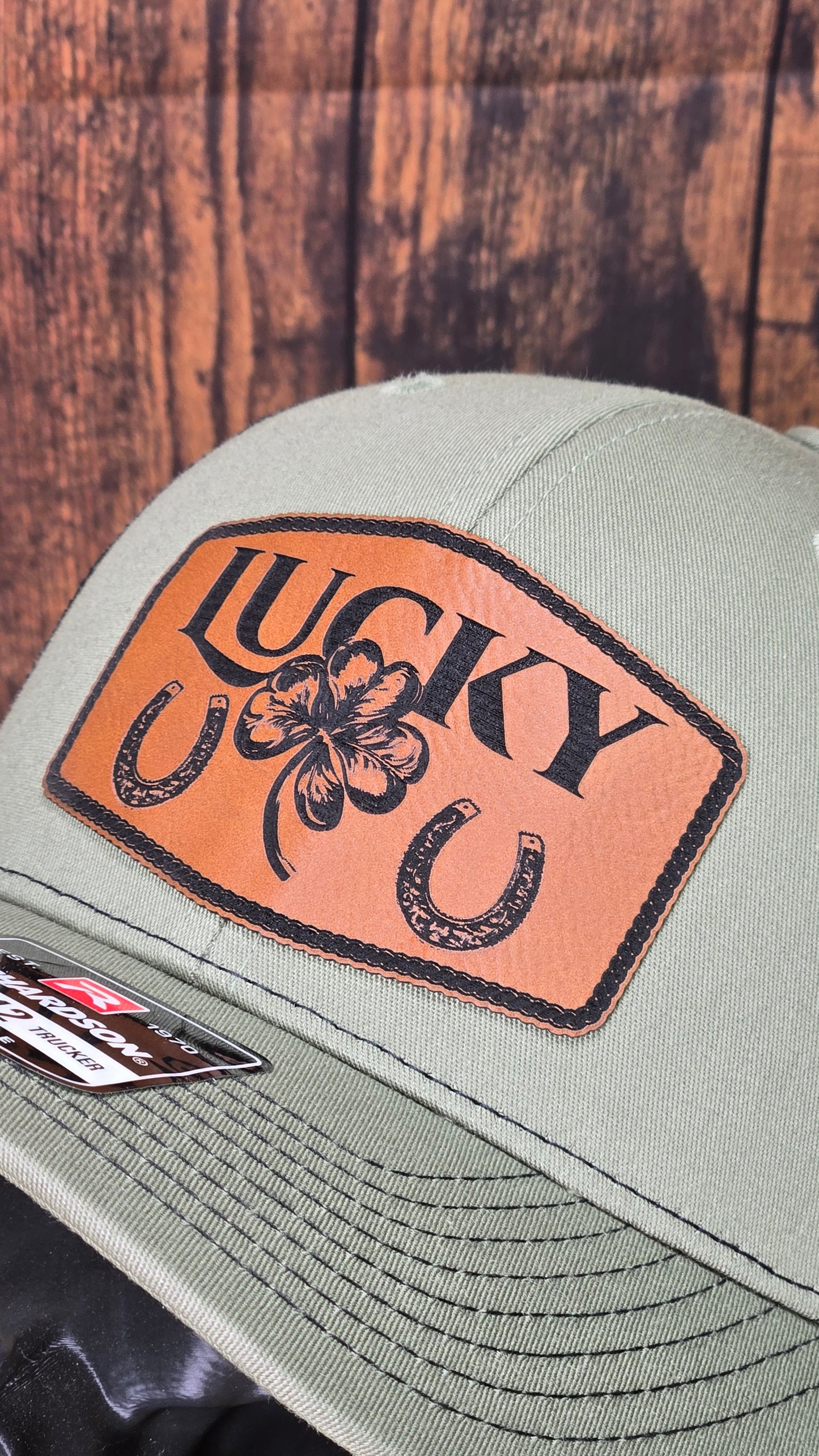 Lucky Shamrock Patch Hat☘️