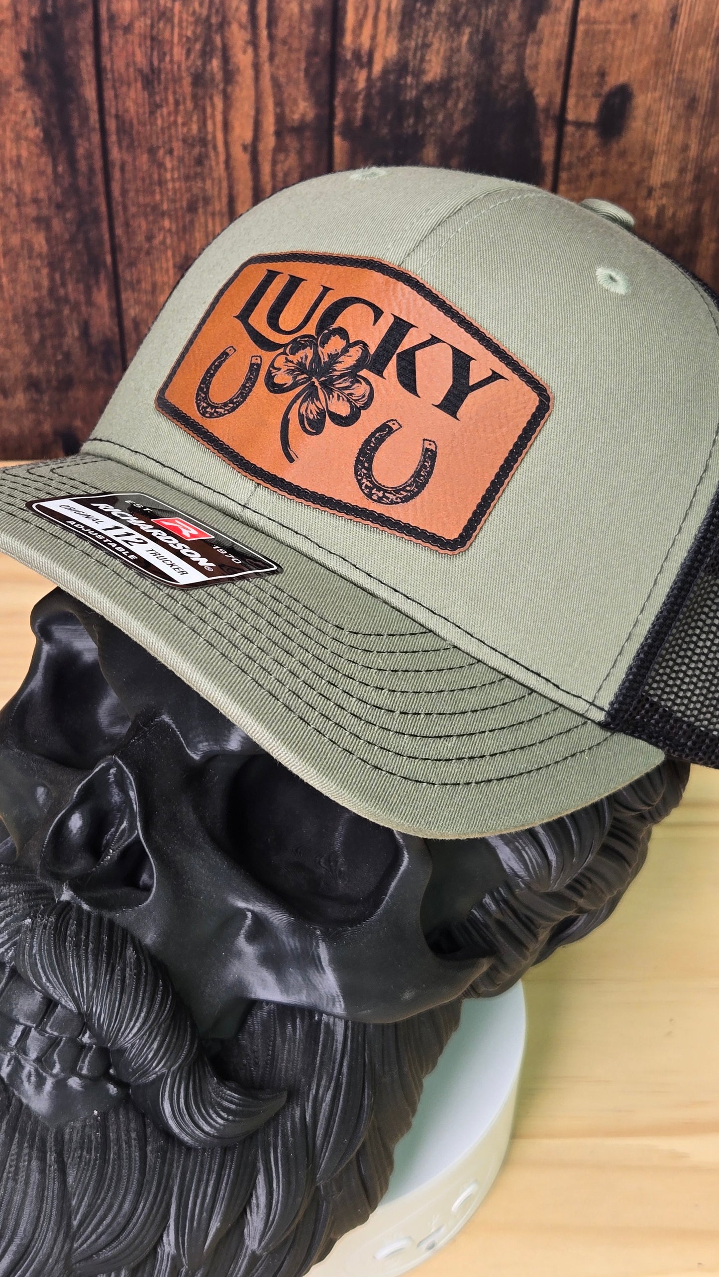 Lucky Shamrock Patch Hat☘️