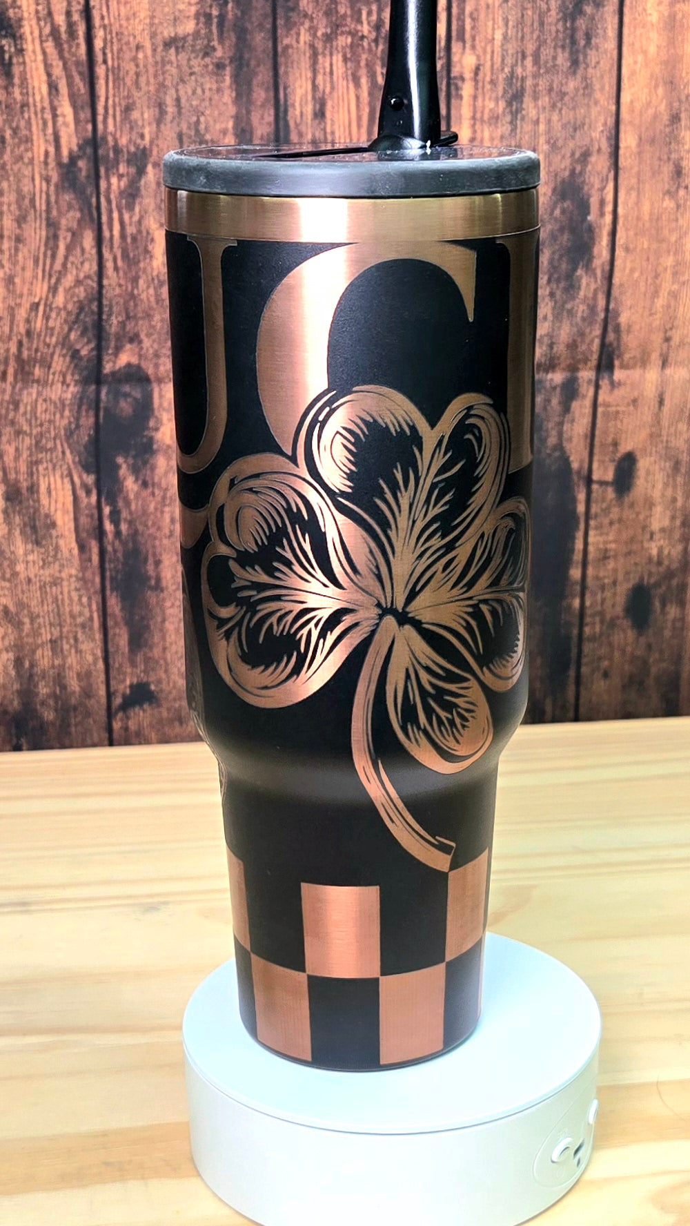 Lucky Shamrock 40oz Tumbler