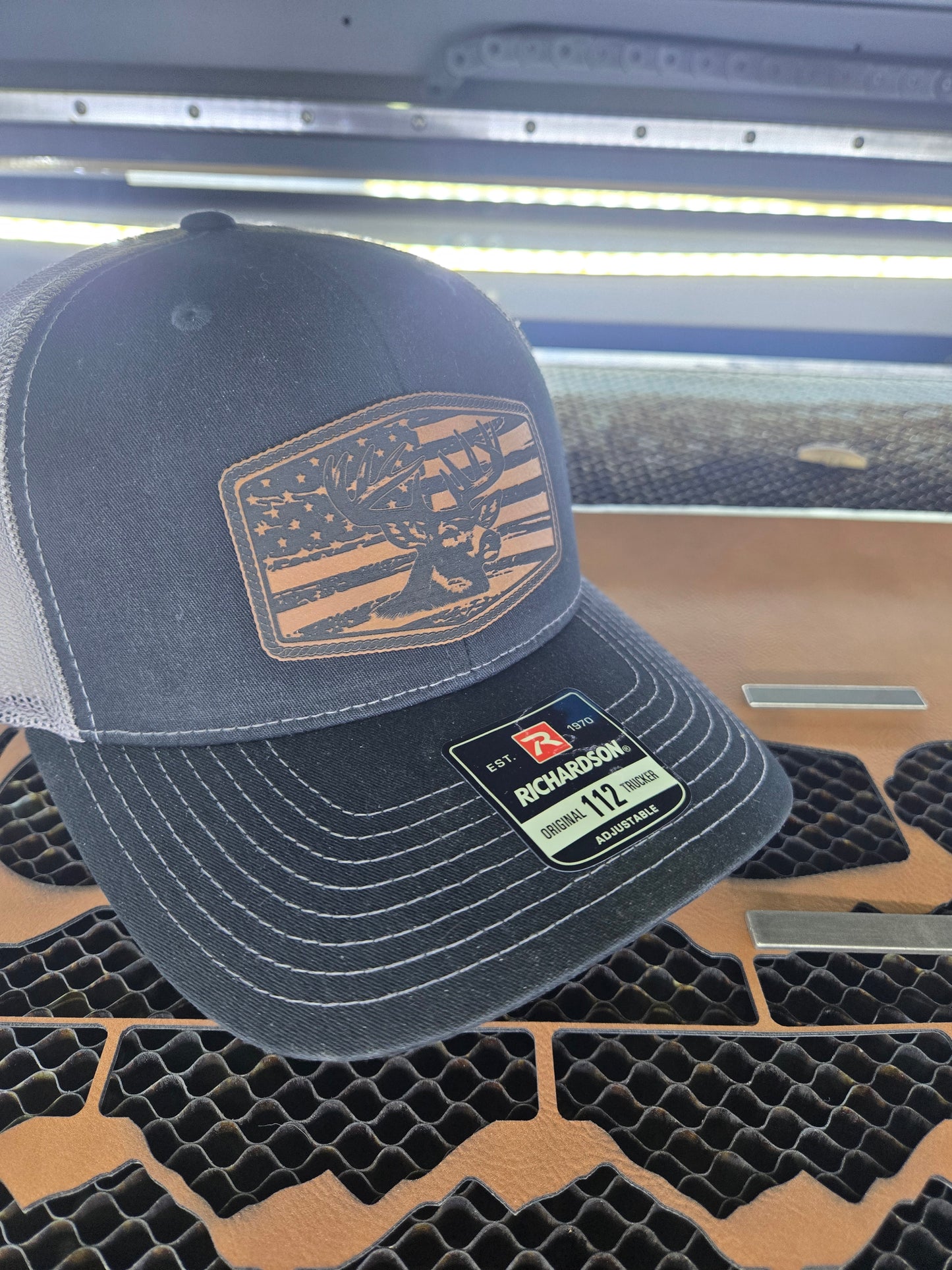 American Whitetail Buck Patch Hat