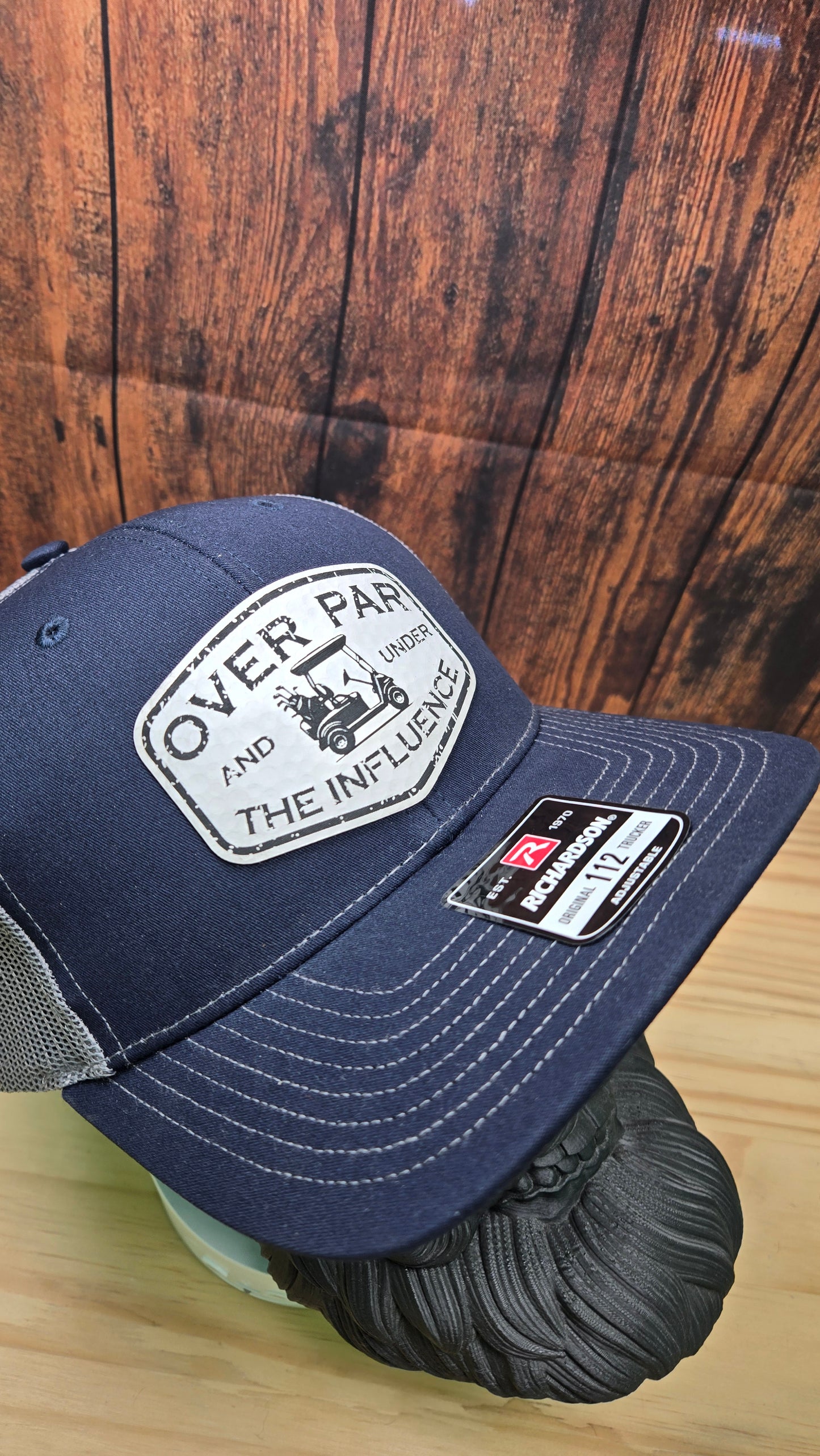 "Over Par Under the Influence" Richardson 112 Trucker Hat