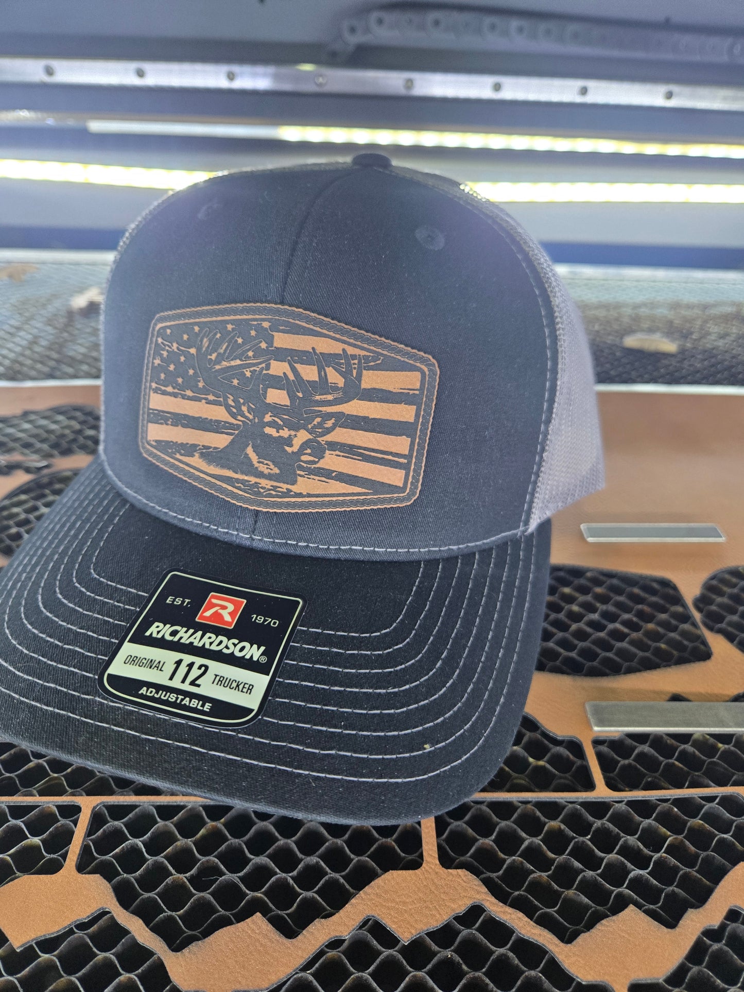 American Whitetail Buck Patch Hat