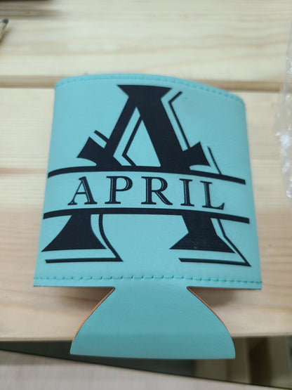 Custom Leatherette drink Koozie