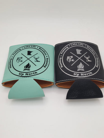 Custom Leatherette drink Koozie