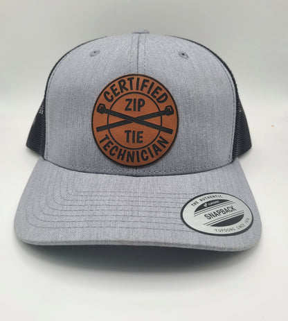 Certified Zip Tie Technician Patch Hat