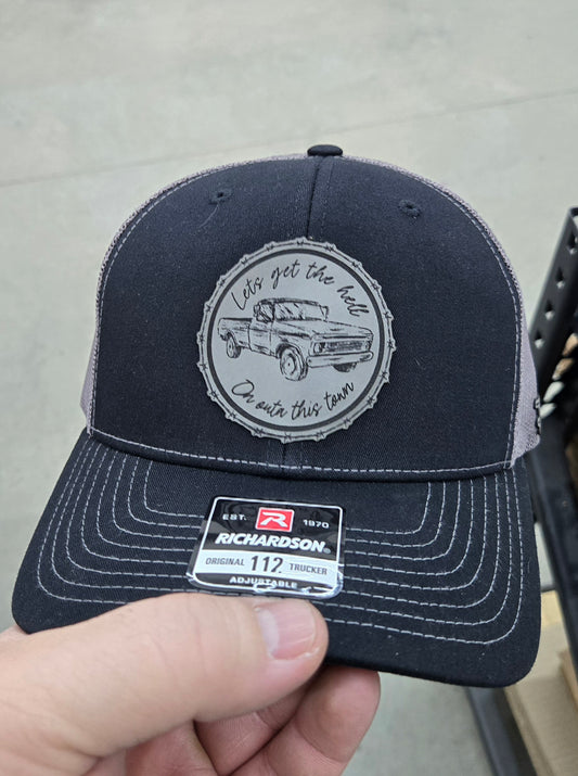 Timothy James 'Let’s Get the Hell On Outta This Town' Patch Hat