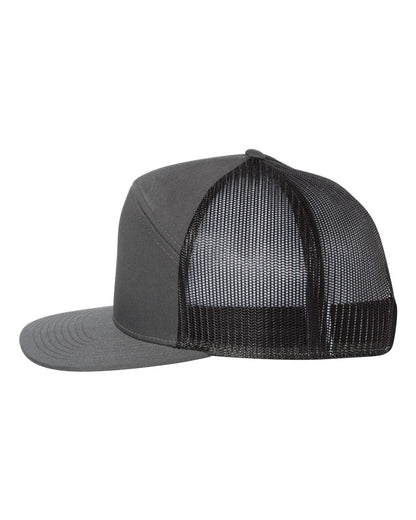 Richardson 112 hat - Charcoal Grey/ Black 168 7 panel