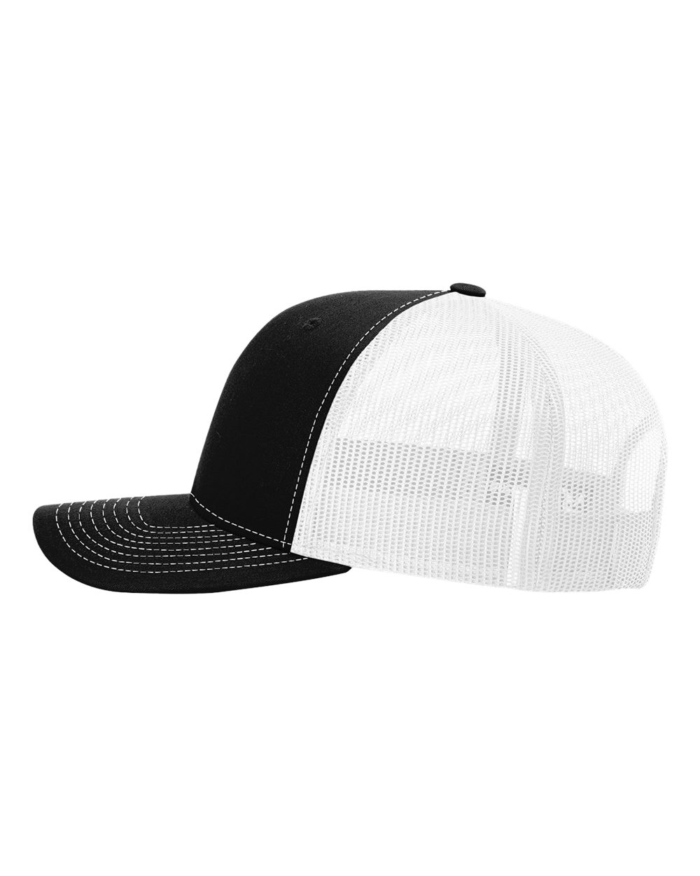 Richardson 112 hat - Black/White