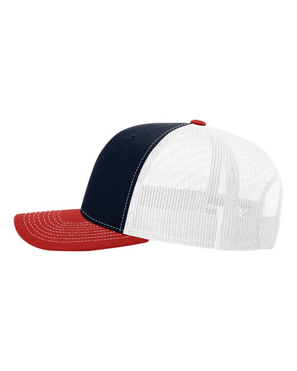 Richardson 112 hat - Navy/Red/White