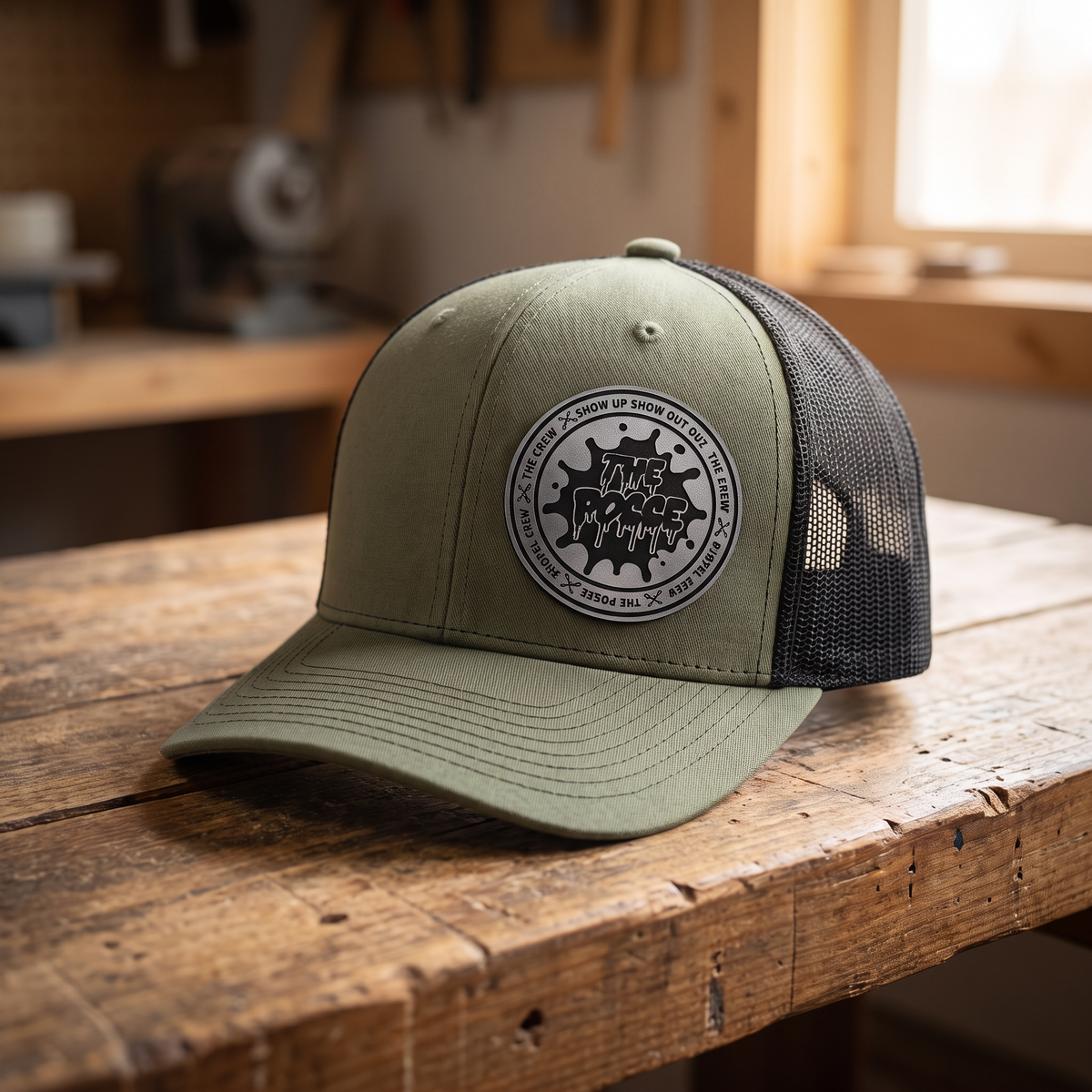 The Posse Patch Hat - Loden Green/Black