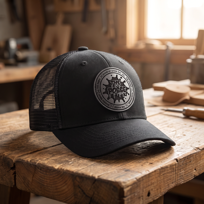 The Posse Patch Hat - Black/black ponytail
