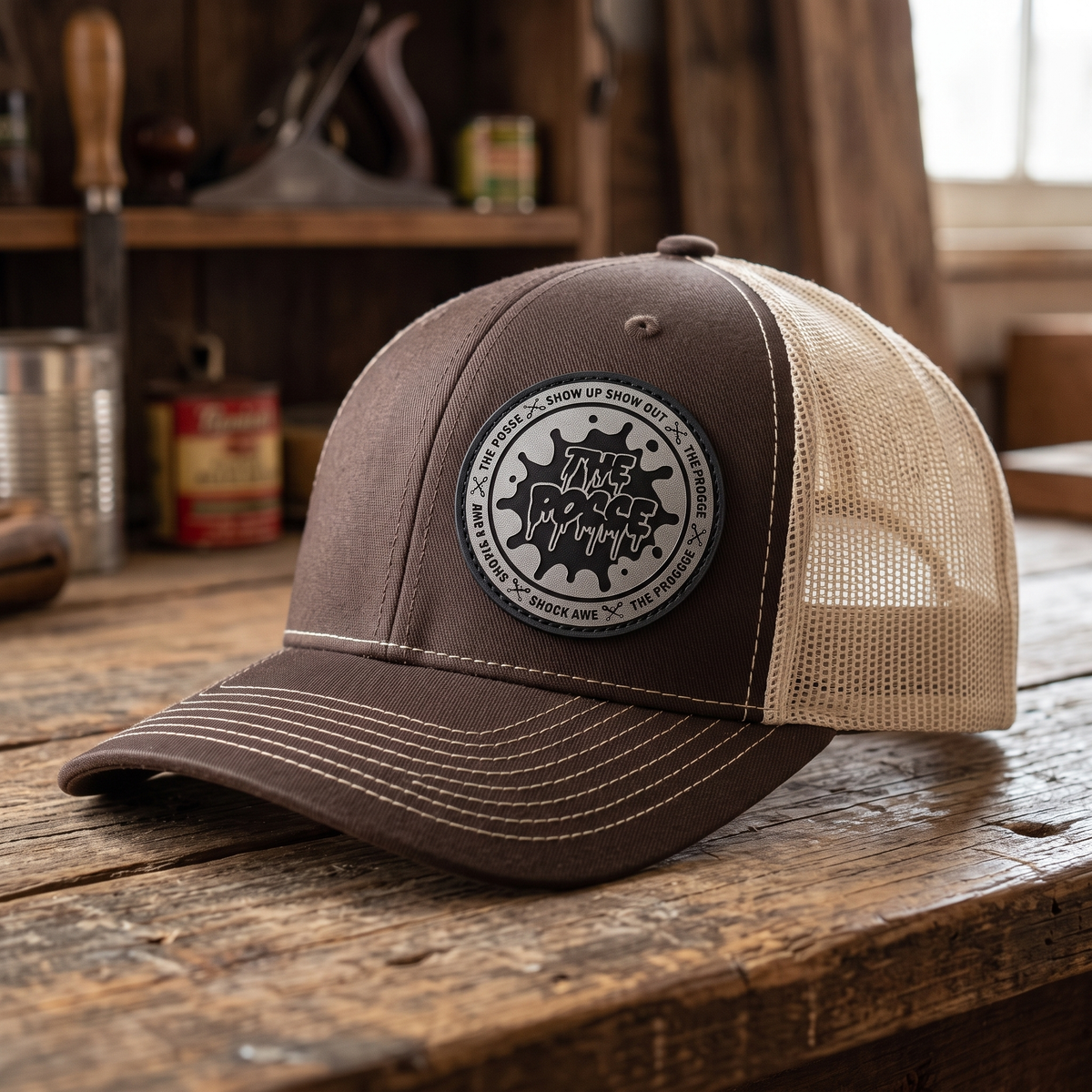 The Posse Patch Hat - Chocolate Chip/Birch