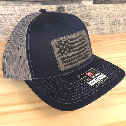 "American Flag Mechanic Trucker Hat – Wrenches & Grit Edition"