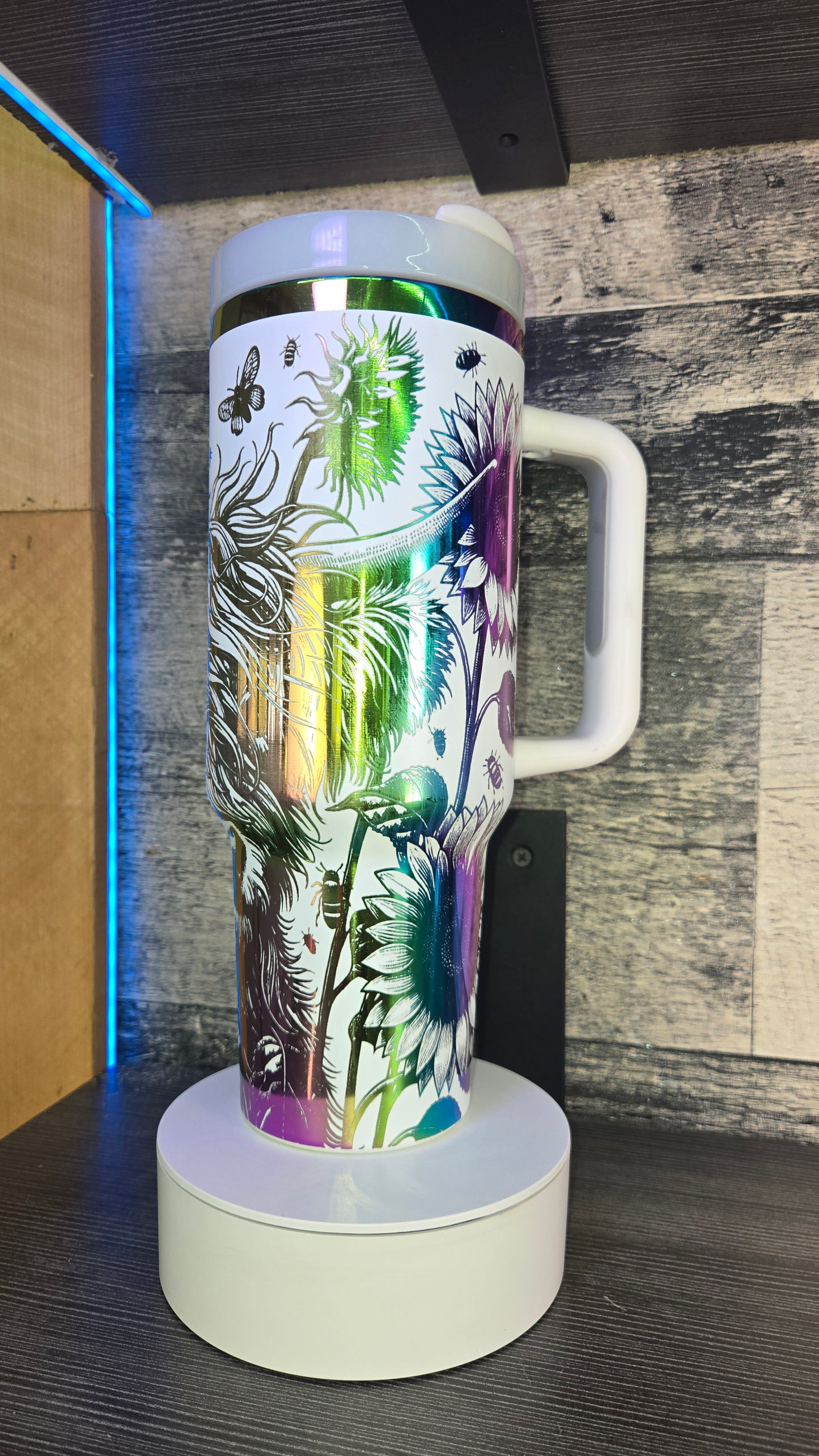 Highland Cow And Sunflowers 40oz Tumbler