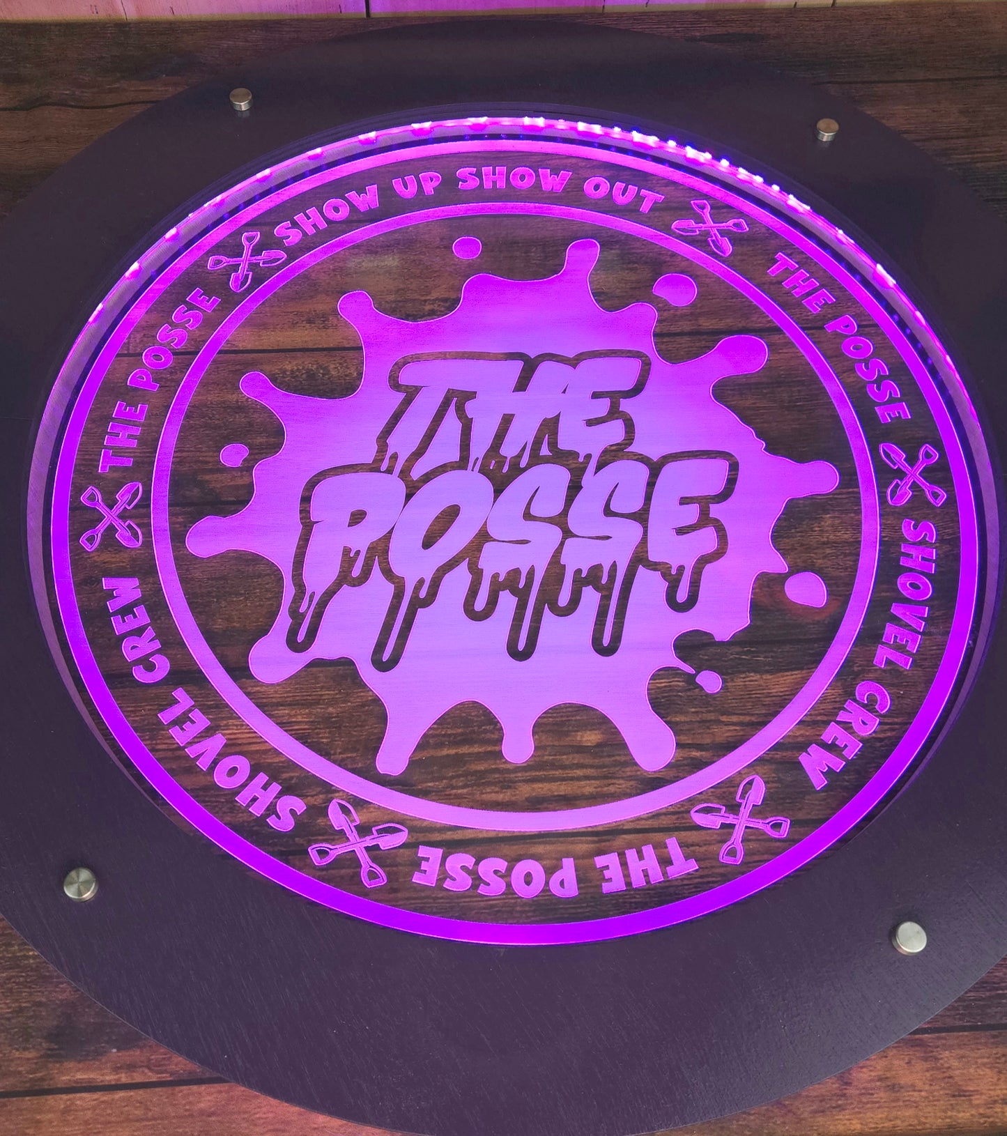 Posse Led lighted acrylic sign