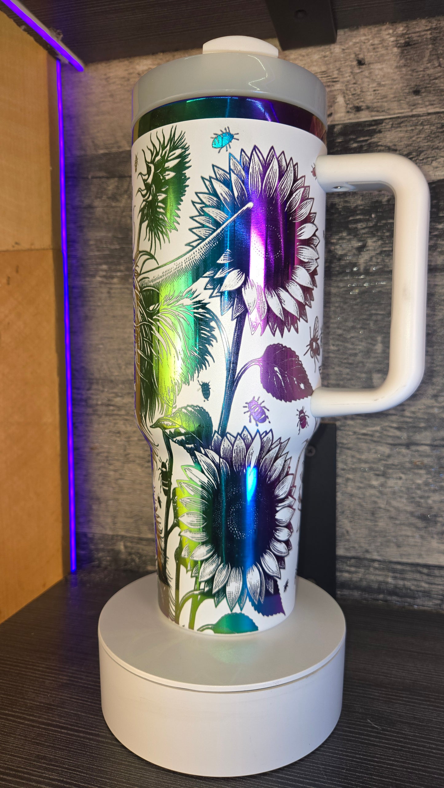 Highland Cow And Sunflowers 40oz Tumbler