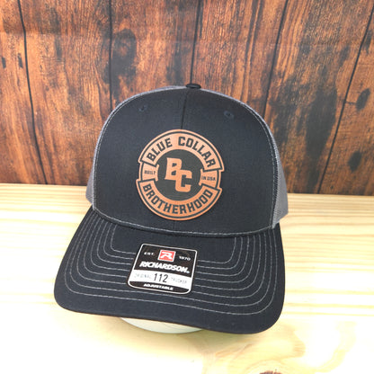 Blue Collar Brotherhood Leather Patch Hat – Richardson 112 Trucker | Built for the Working Class