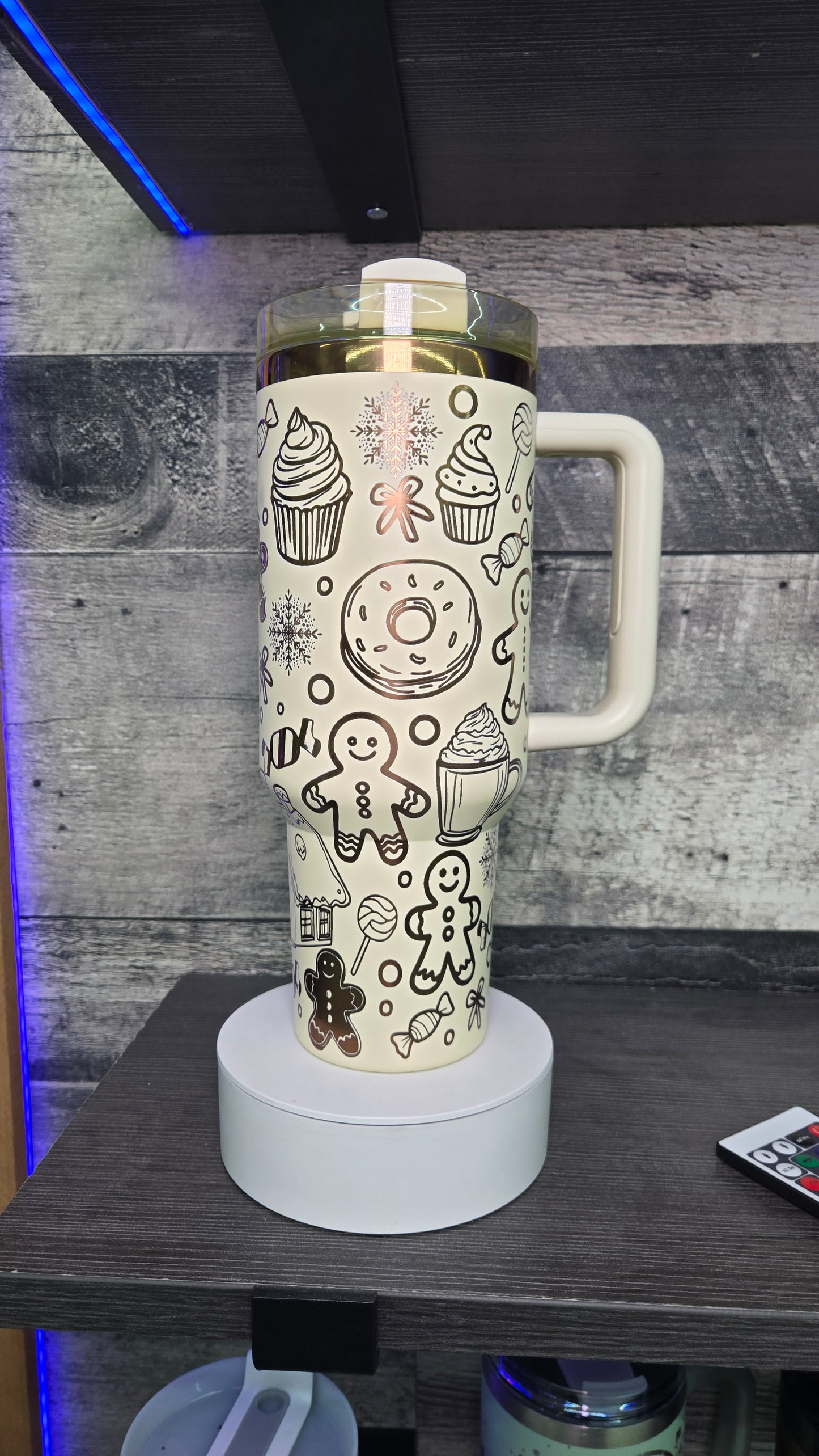 40oz Gingerbread Tumbler