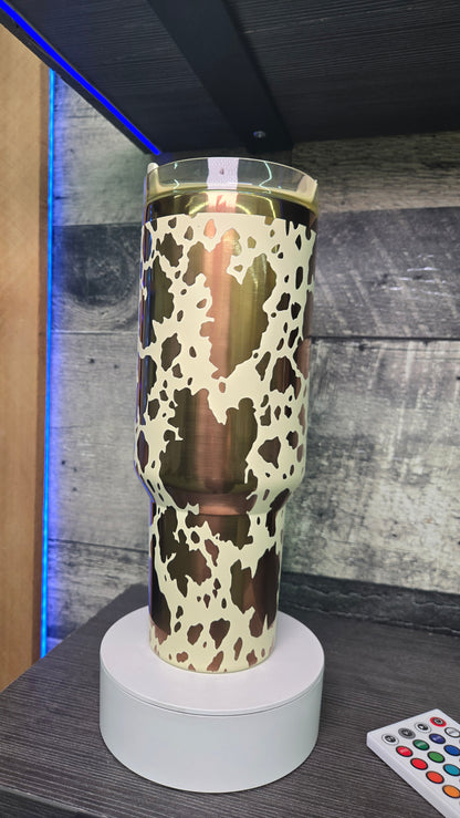 Cow Print 40oz Tumbler