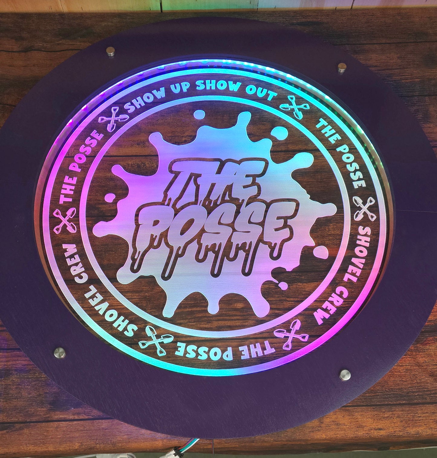 Posse Led lighted acrylic sign